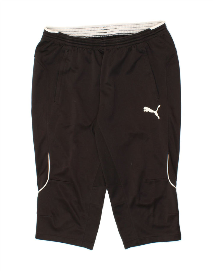 PUMA Mens Bermuda Sport Shorts Large Black Polyester Vintage Puma and Second-Hand Puma from Messina Hembry 