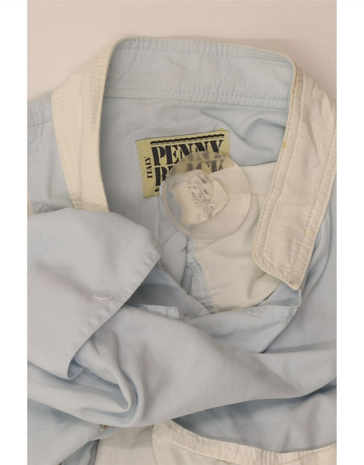 Damska kurtka użytkowa PENNY BLACK UK 14, duża, niebieska, bawełniana w bloki kolorów