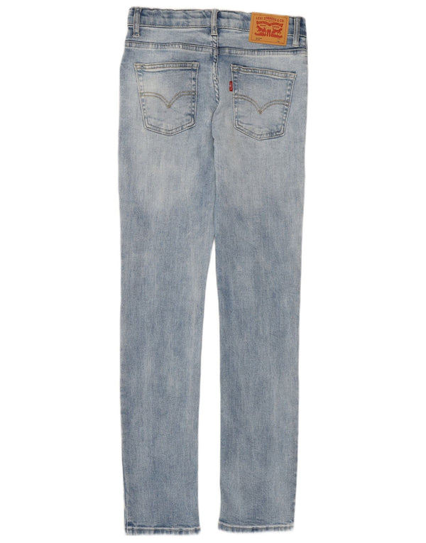Levi's Chłopięce 512 Zwężane Dżinsy 13-14 Lat W28 L30 Niebieskie Bawełniane