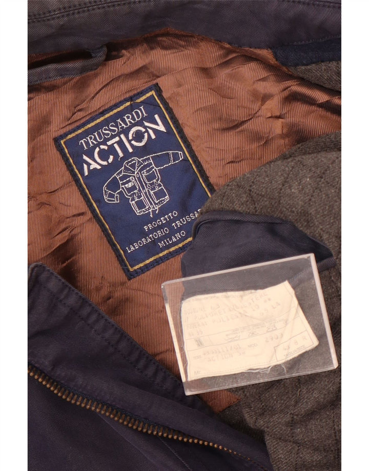 Męska kurtka użytkowa Trussardi IT 48 Średni granat