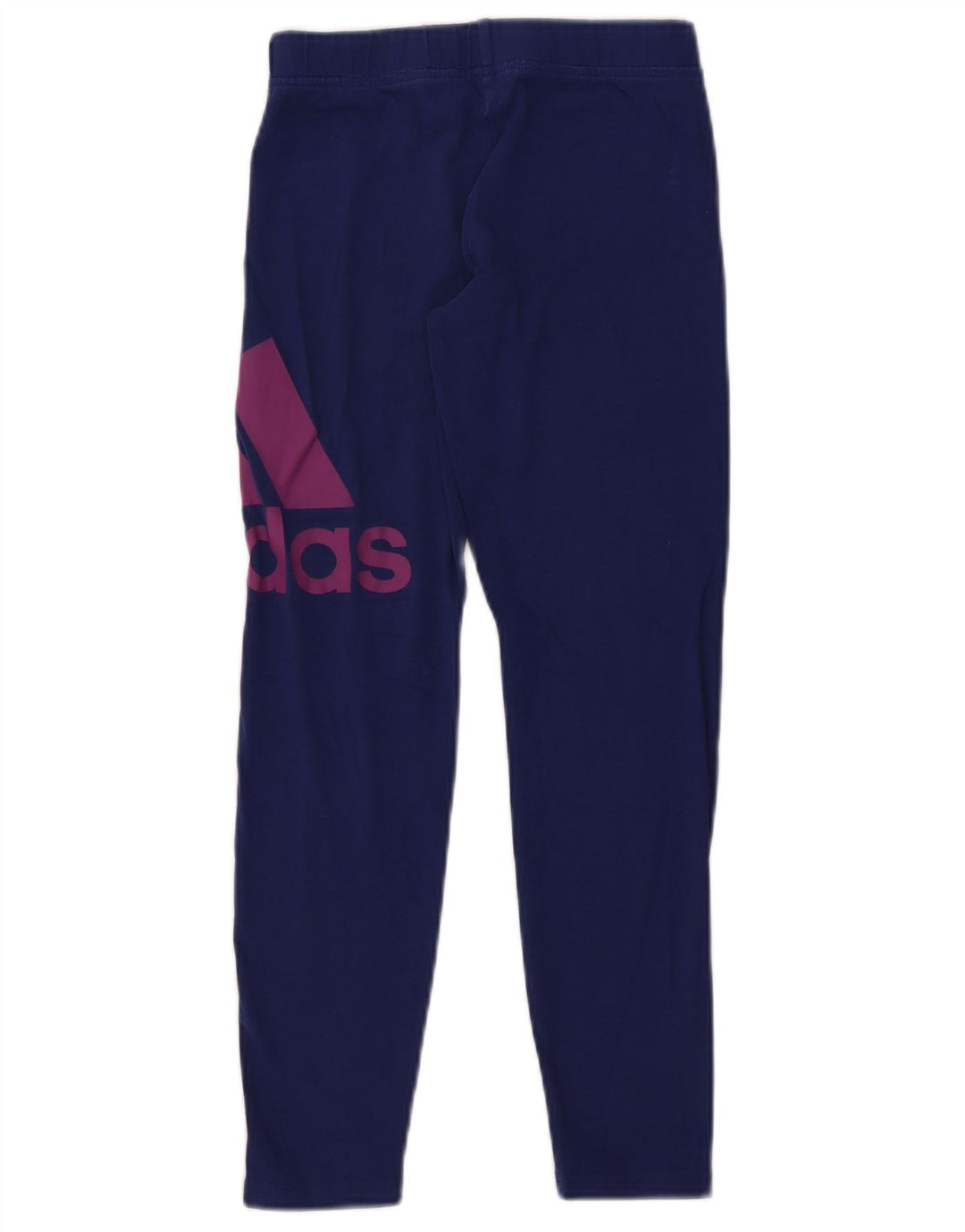 Legginsy dziewczęce Adidas Graphic 11-12 lat granatowe