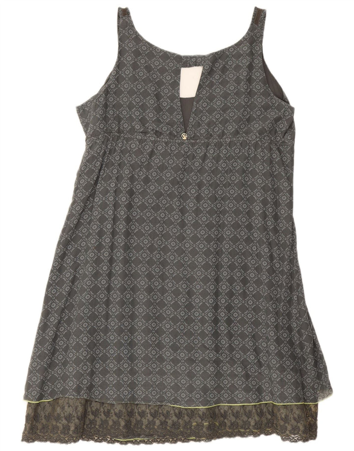 Damska sukienka Sundress Trussardi Jeans IT 44 w kolorze średnioszarym, geometryczna