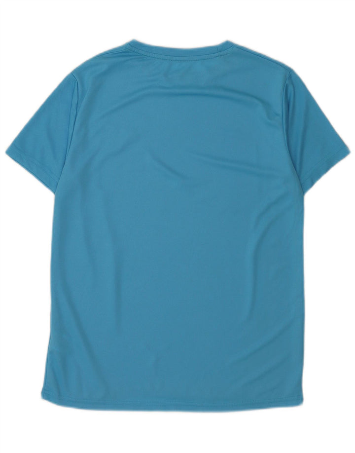 Under Armour Męski T-shirt Top Mały Niebieski Bawełniany