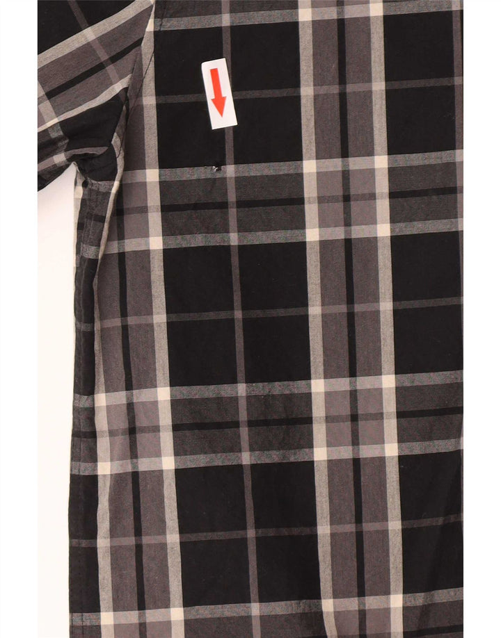 Koszula męska Lyle & Scott, mała, bawełniana w czarną kratkę
