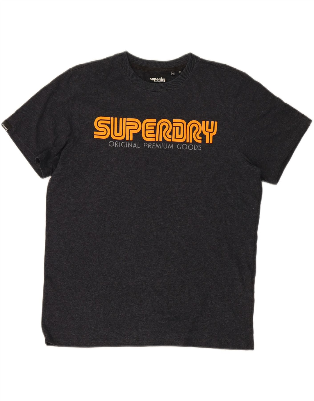 Męski T-shirt SUPERDRY z grafiką, XL, szary