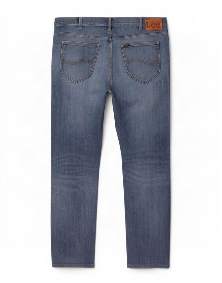 Męskie jeansy Lee Daren Zip Fly W36 L32, niebieska bawełna