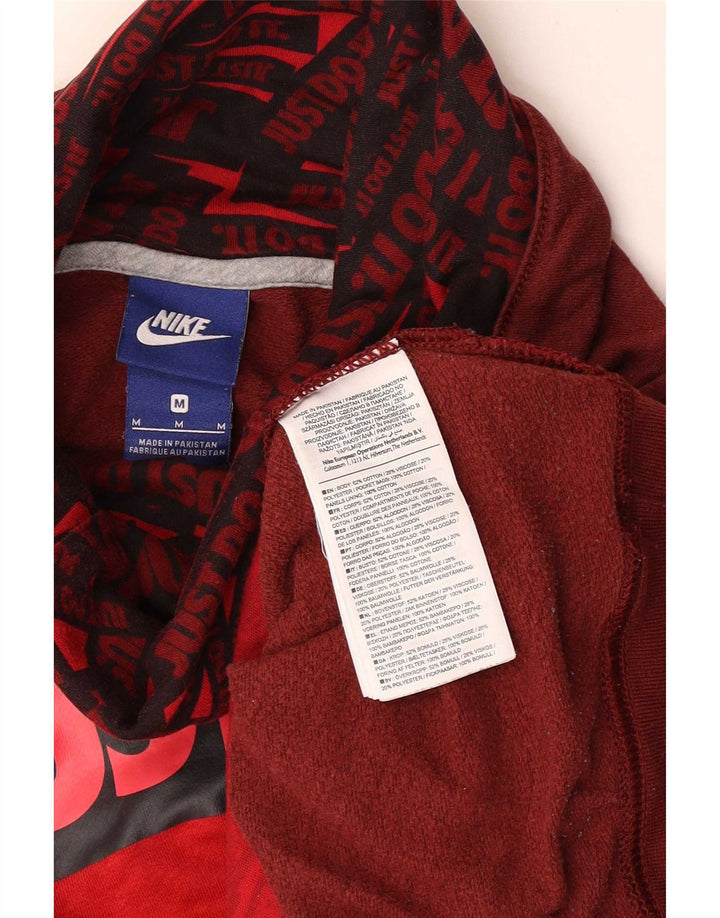 Damska bluza dresowa Nike Graphic UK 14, bawełniana, w kolorze średniej czerwieni