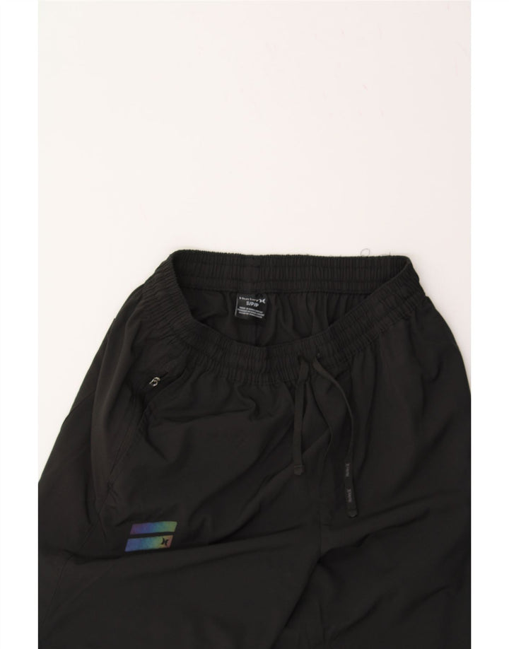 HURLEY Mens Sport Shorts Small Black Polyester Vintage Hurley and Second-Hand Hurley from Messina Hembry 
