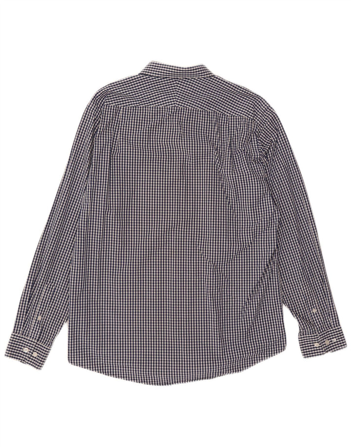Koszula męska Pierre Cardin, rozmiar 16, 1/2, duża, bawełniana, granatowa kratka