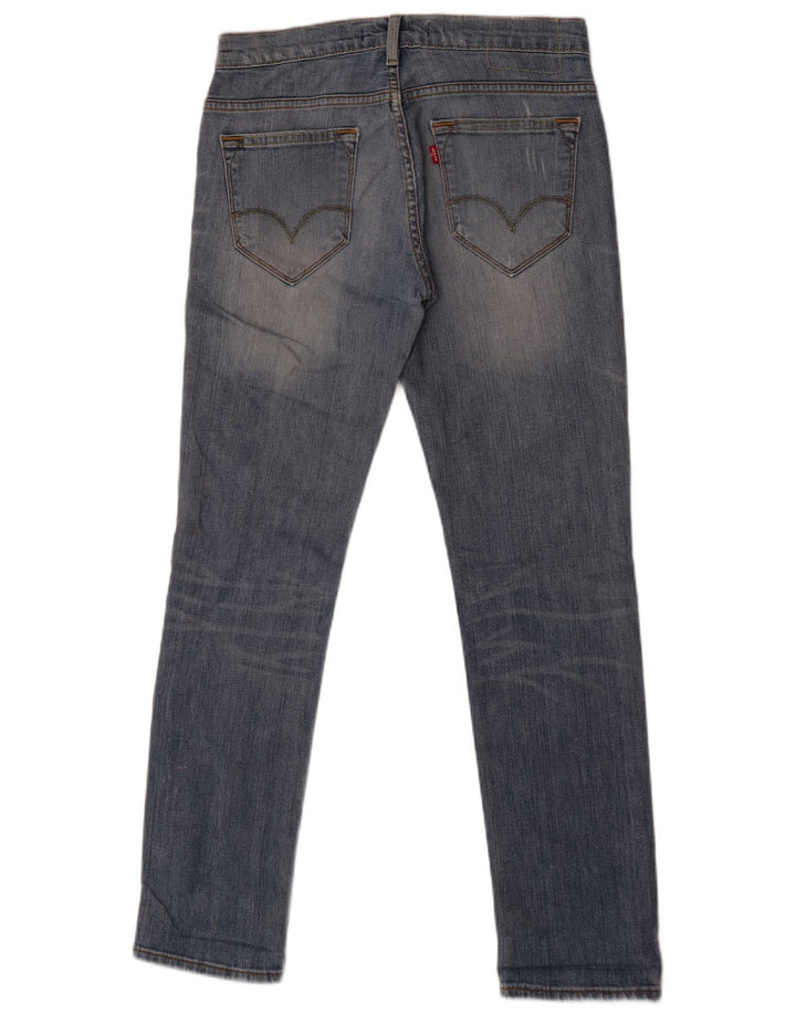 Damskie jeansy Levi's 519 Slim W30 L32 Niebieskie