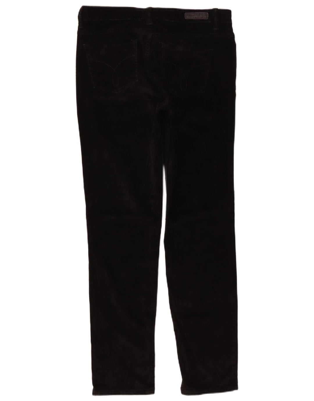 Damskie spodnie sztruksowe Calvin Klein US 10 Medium W32 L30 Czarne