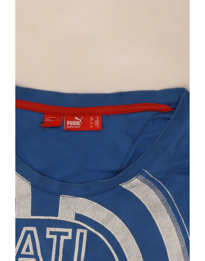 Męski T-shirt Puma Ducati z grafiką, średni niebieski