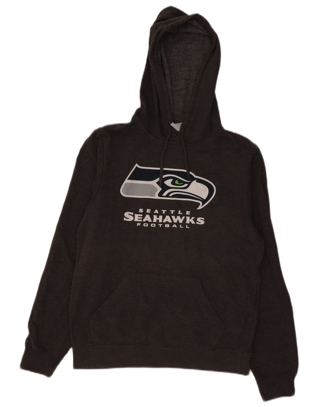 ODZIEŻ DRUŻYNOWA NFL Męska bluza z kapturem Seattle Seahawks NFL, mała, szara, bawełniana