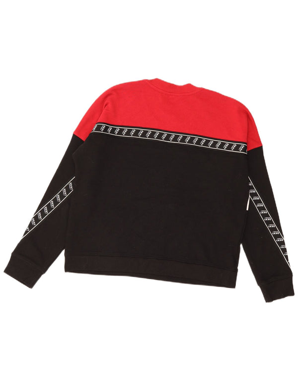 Damska bluza z grafiką Dkny, UK 10, mała, wielobarwna, z blokami kolorów