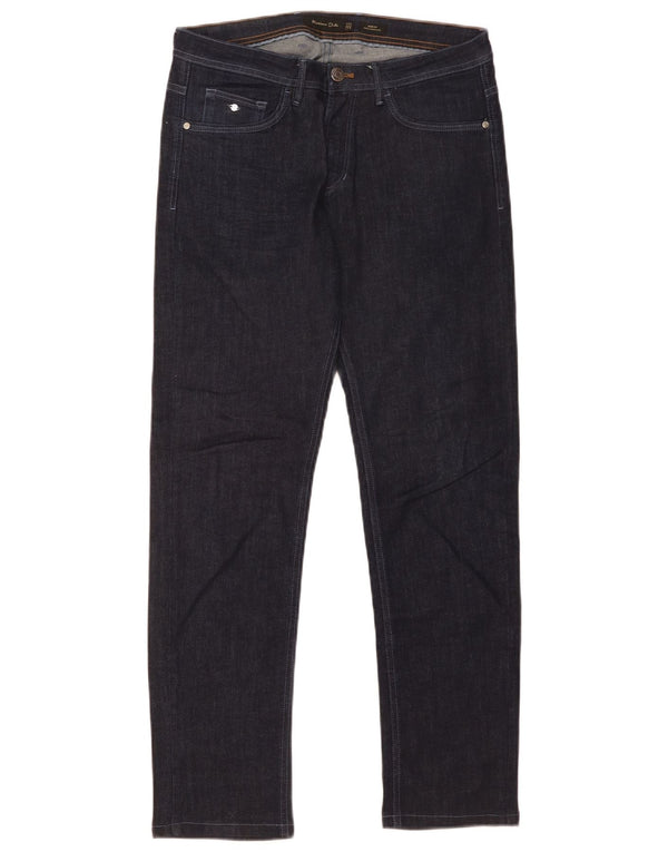 Jeansy męskie Massimo Dutti EU 40 Medium W31 L30 Granatowe