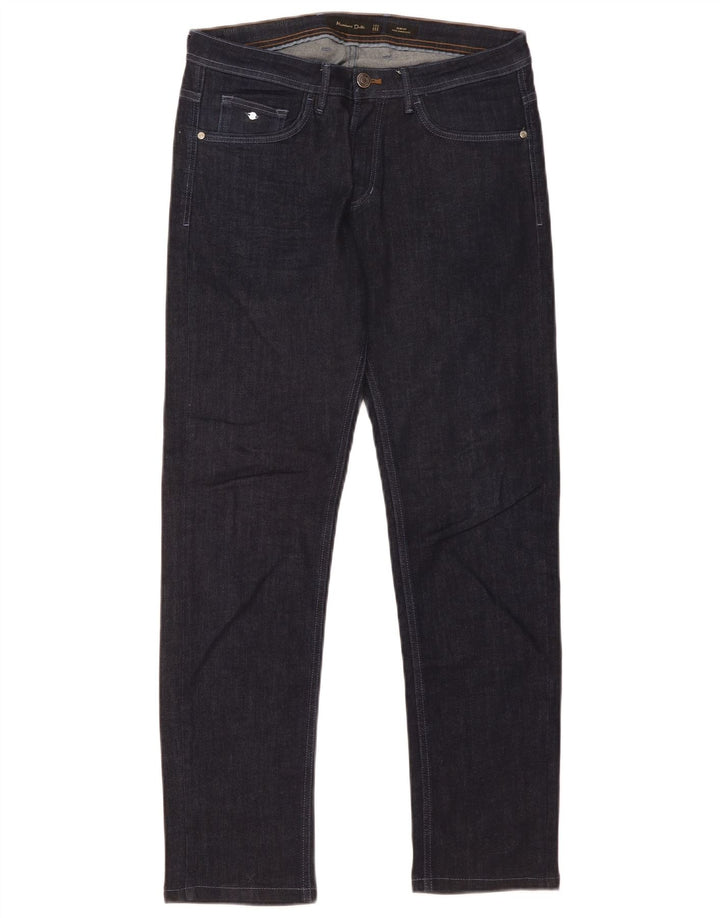 Jeansy męskie Massimo Dutti EU 40 Medium W31 L30 Granatowe