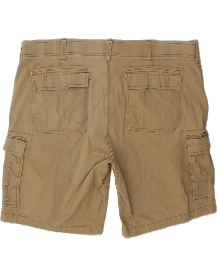 LEE Mens Cargo Shorts W42 2XL Beige Cotton Vintage Lee and Second-Hand Lee from Messina Hembry 
