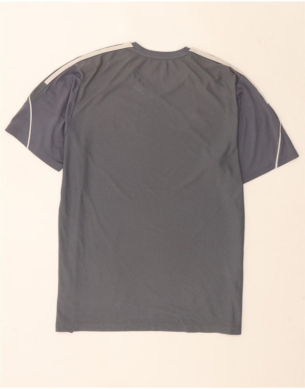 Adidas Męski T-shirt Swindon Town FC Slim Fit, duży, szary poliester