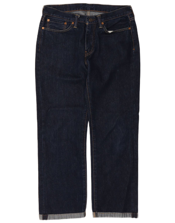 Męskie dżinsy Levi's 514 Straight W32 L27 Granatowa bawełna