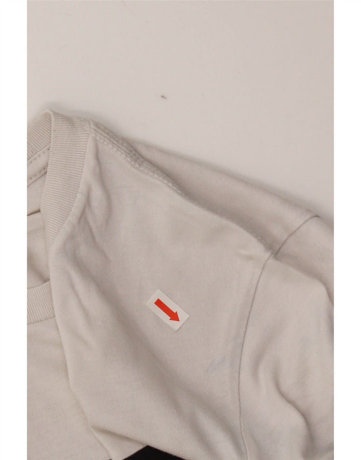 Męski T-shirt z grafiką Levi's Top XS, biała bawełna z blokami kolorów