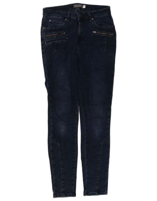 Damskie jeansy skinny MINT VELVET UK 10 Small W29 L29 Granatowa bawełna