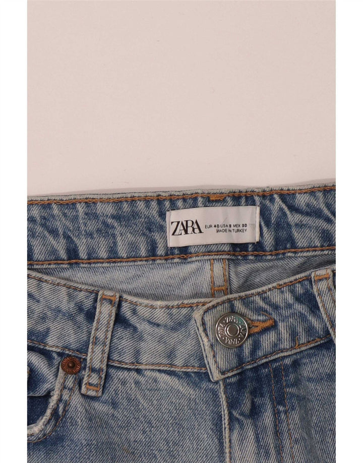 Damskie jeansy Zara w trudnej sytuacji EU 40 Medium W30 L28 Niebieskie