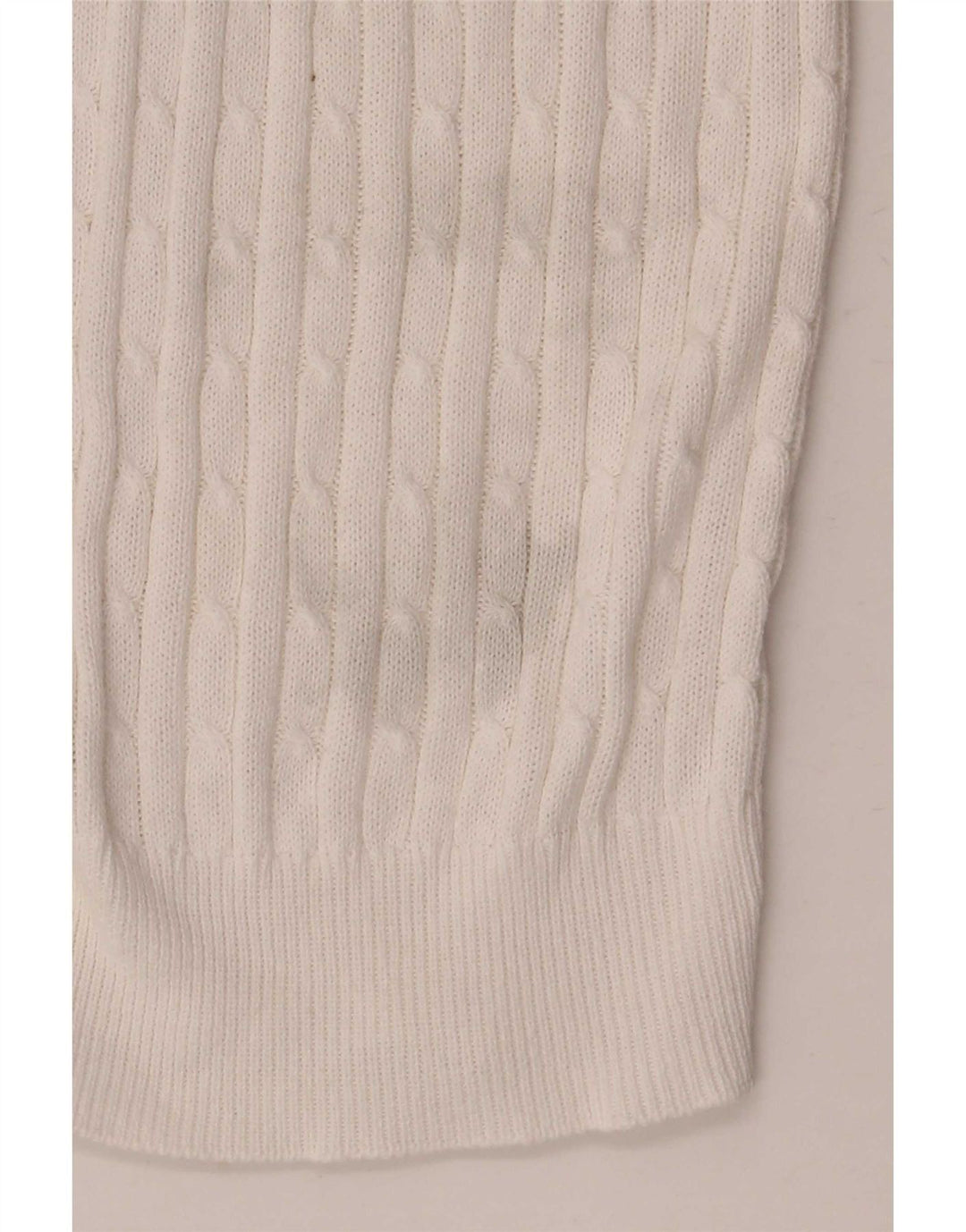 Sweter damski Zara UK 12, średni, biały, bawełniany