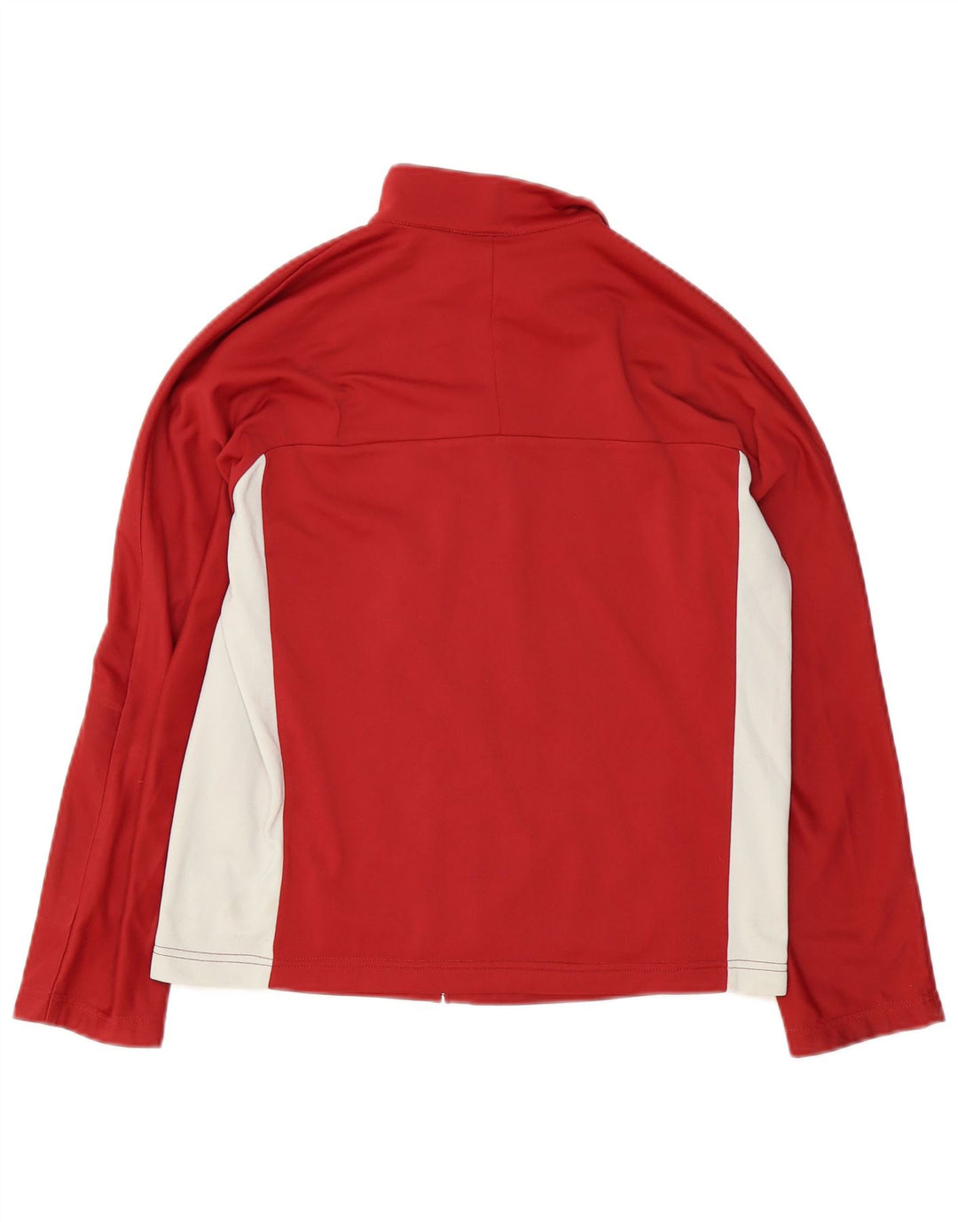 Damska bluza dresowa FILA Oversize UK 10, mała, czerwona, z blokami kolorów