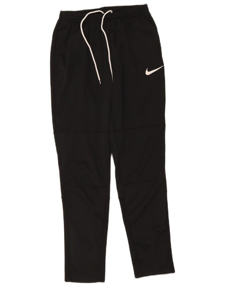 Męskie spodnie dresowe Nike Dri Fit, małe, czarne, poliestrowe