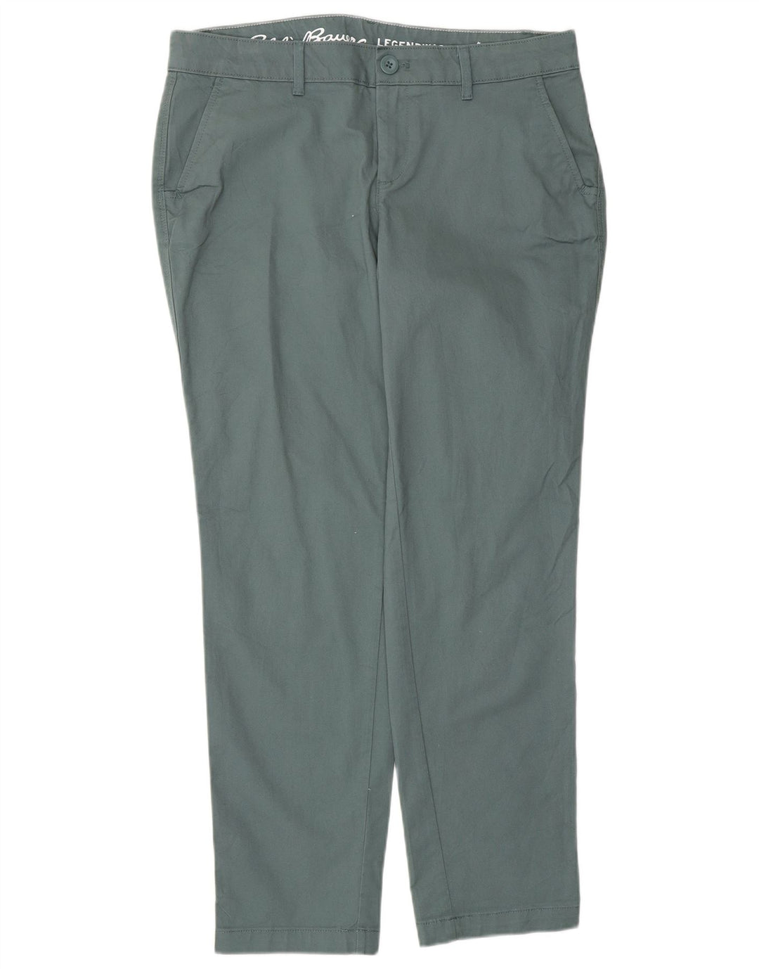 Damskie spodnie chino EDDIE BAUER US 6 Medium W32 L29 Zielona bawełna