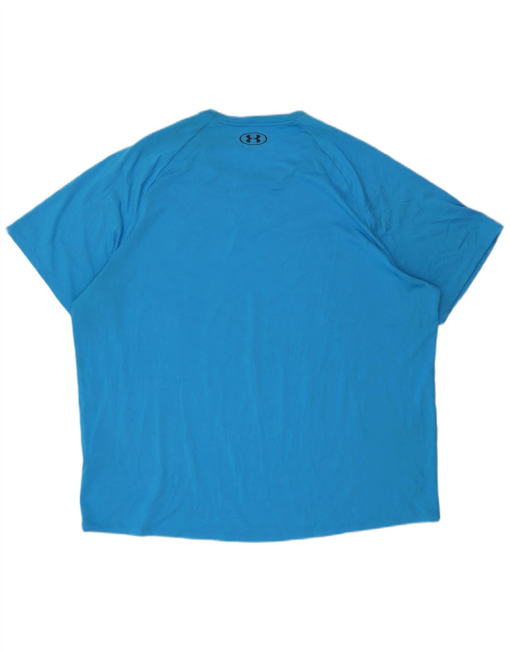 Koszulka męska Under Armour Top 3XL, niebieski poliester