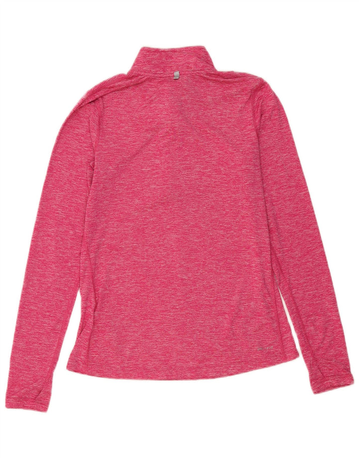 Damski dres Nike z zamkiem błyskawicznym, UK 10, mały, różowy poliester