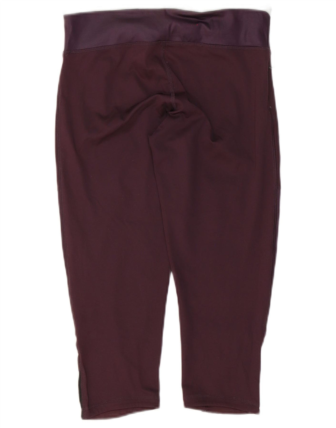 Damskie legginsy Adidas Capri UK 8/10 Mały fioletowy poliester z blokami kolorów