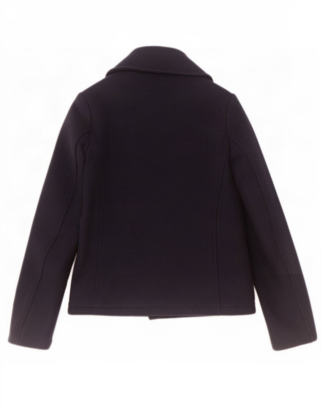 Płaszcz damski Fat Face Pea Coat UK 10 Small, granatowy, wełniany