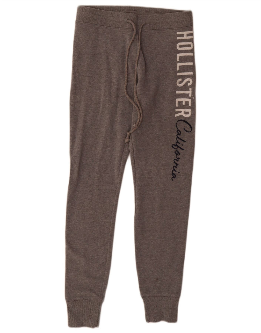 Damskie spodnie dresowe HOLLISTER Joggers UK 4 XS Szara bawełna