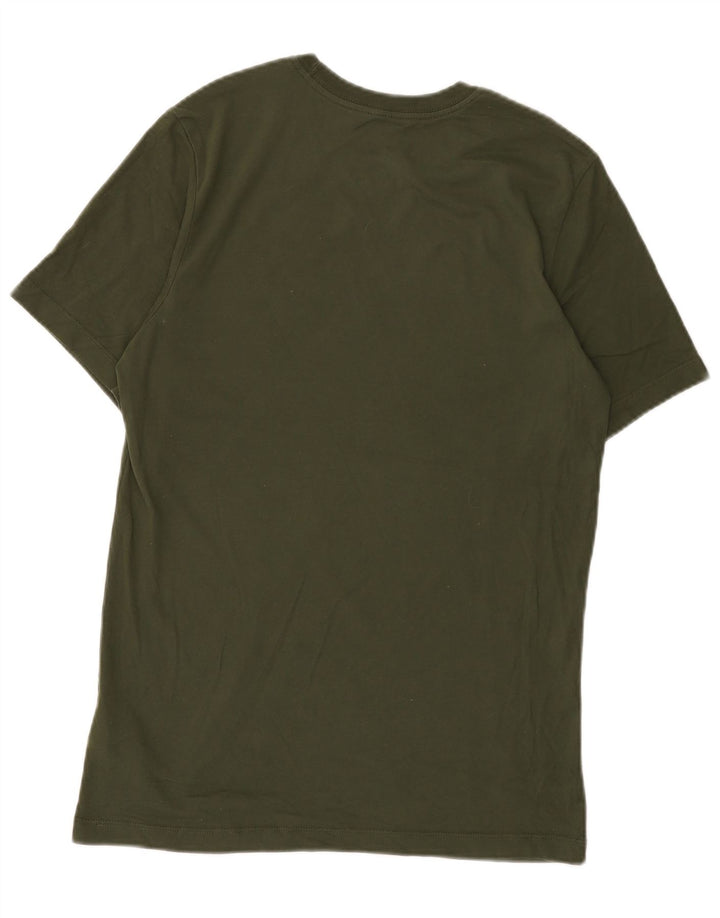 Męski T-shirt Nike Dri Fit, średnia bawełna khaki