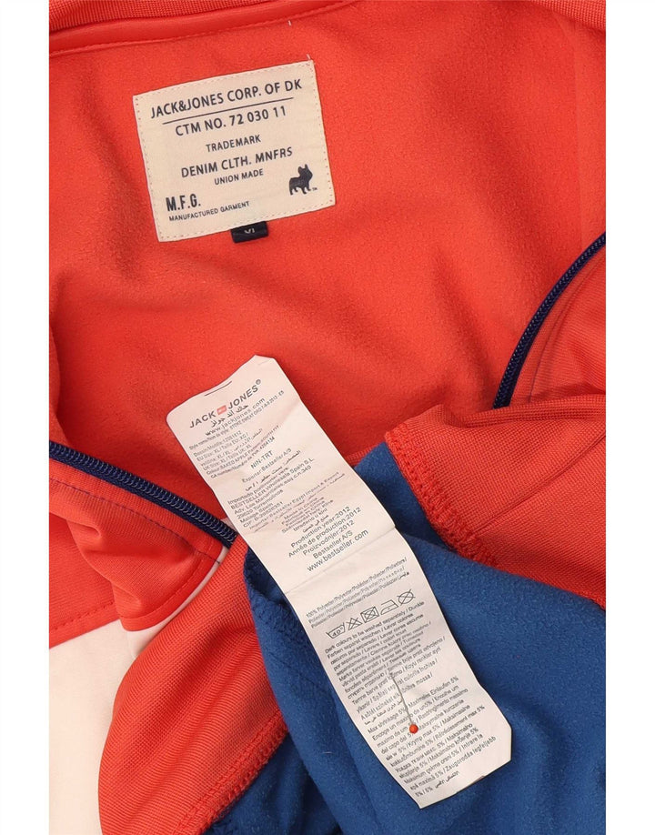 Męska kurtka dresowa Jack & Jones XL, wielokolorowa, z blokami kolorów