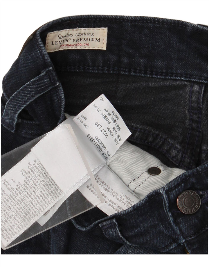 Damskie jeansy Levi's 511 Slim W27 L30 Granatowa bawełna