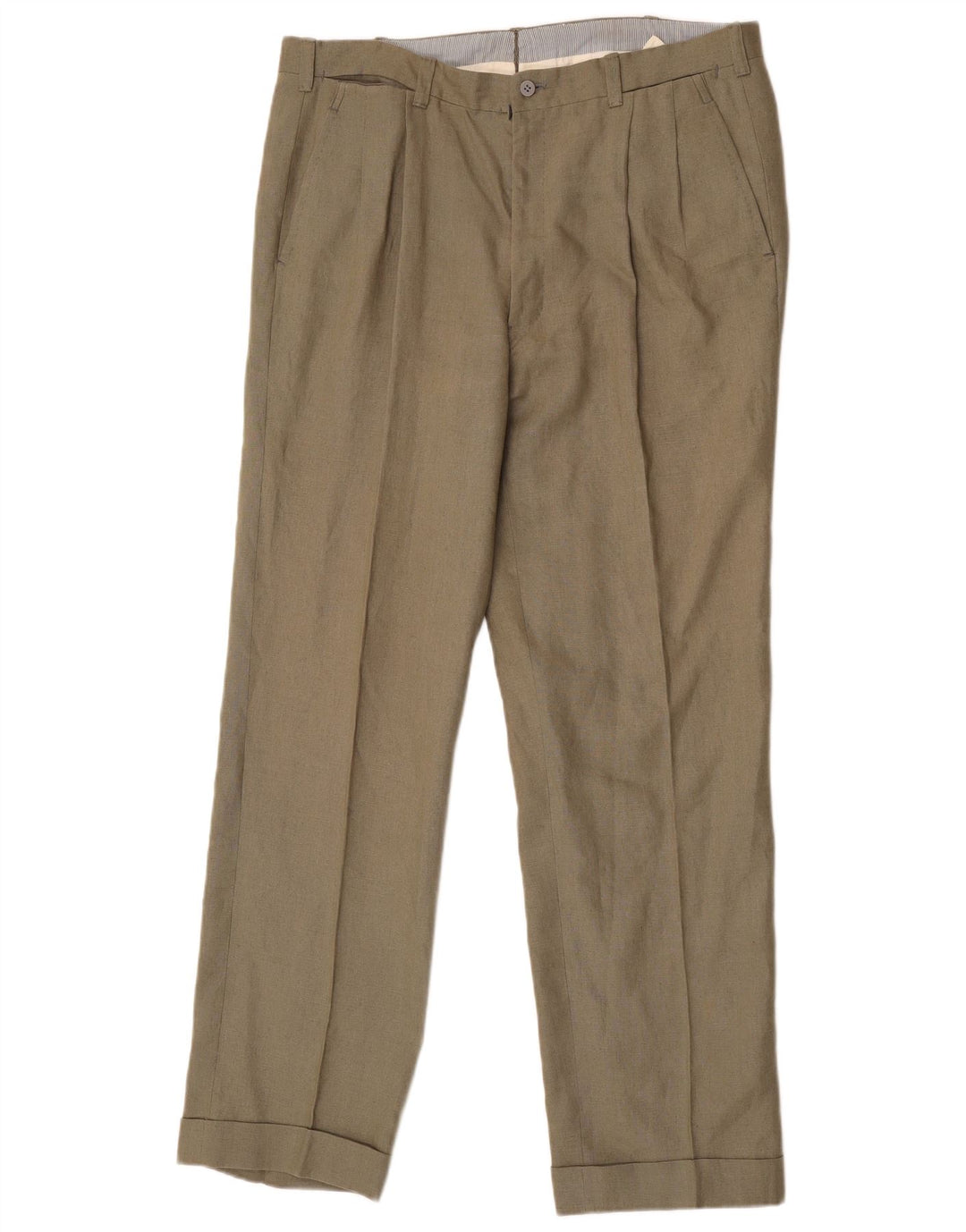 Vintage damski garnitur zapinany na 2 guziki, dwuczęściowy, UK 40, duży, W36, L33, zielony