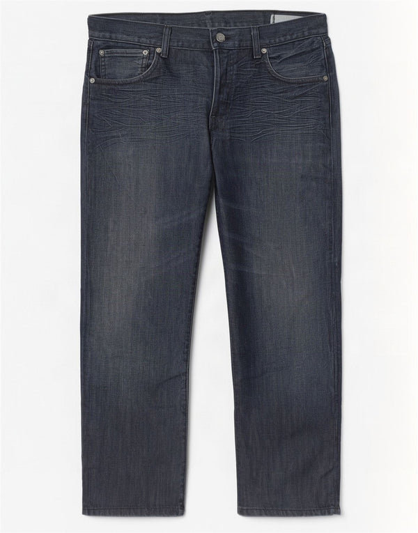 Męskie dżinsy Levi's 501 Straight W36 L27 Granatowa bawełna