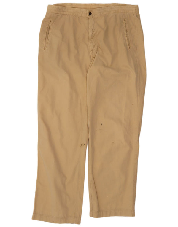 Spodnie męskie Marina Yachting proste chino IT 54 2XL W36 L31 beżowa bawełna