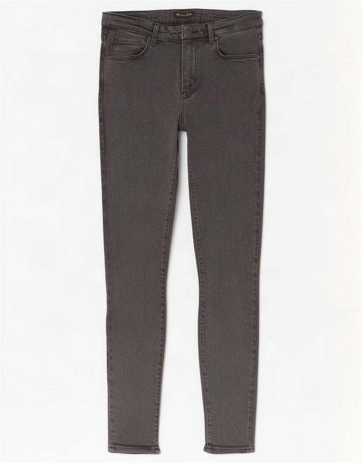 Damskie jeansy skinny Massimo Dutti W30 L29 szare