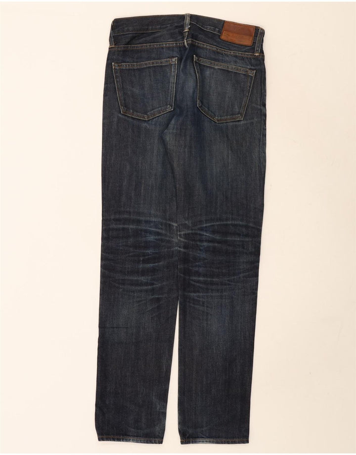 Jeansy męskie J. CREW 770 Straight W29 L32 Granatowe