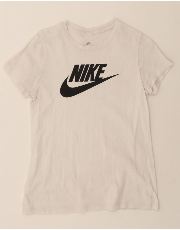 NIKE Mens Graphic T-Shirt Top Small White Vintage Nike and Second-Hand Nike from Messina Hembry 