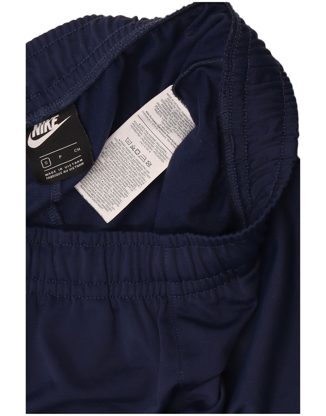 Męskie spodnie dresowe Nike, małe, granatowe, poliestrowe