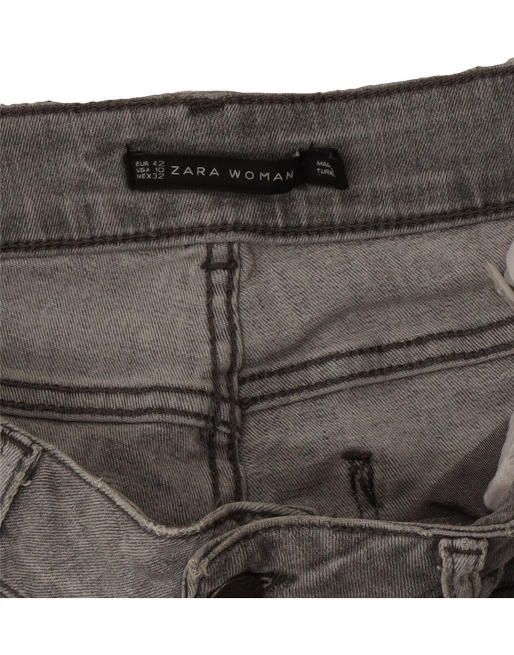 ZARA Womens Skinny Jeans EU 42 Large W32 L30 Grey Vintage Zara and Second-Hand Zara from Messina Hembry 