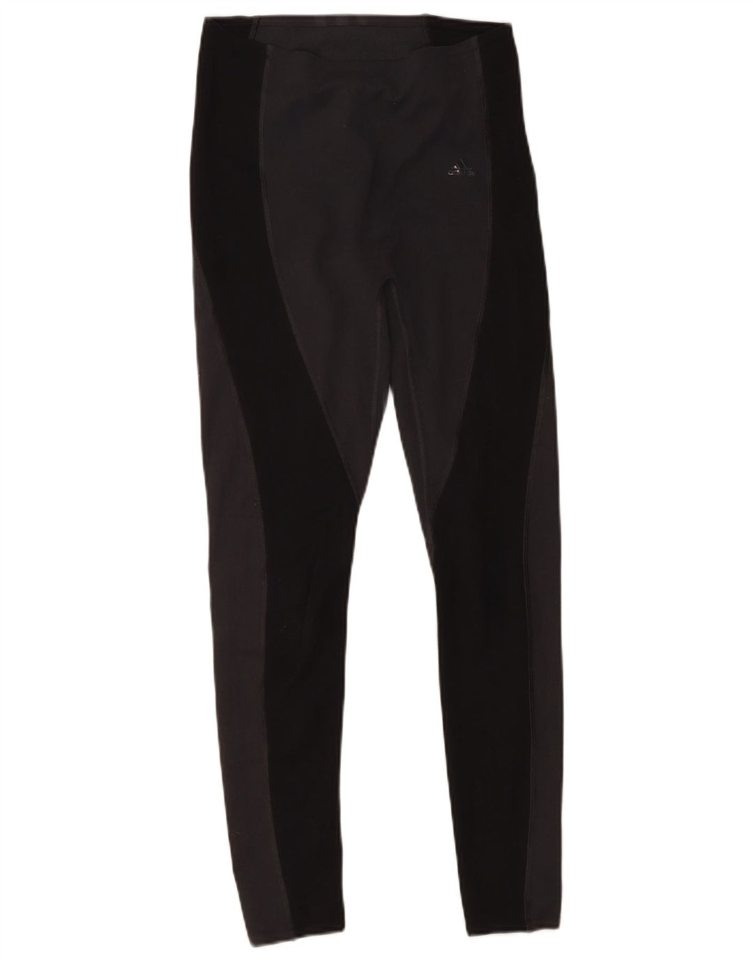 Legginsy damskie Adidas UK 8/10, mały, czarny, poliester z blokami kolorów