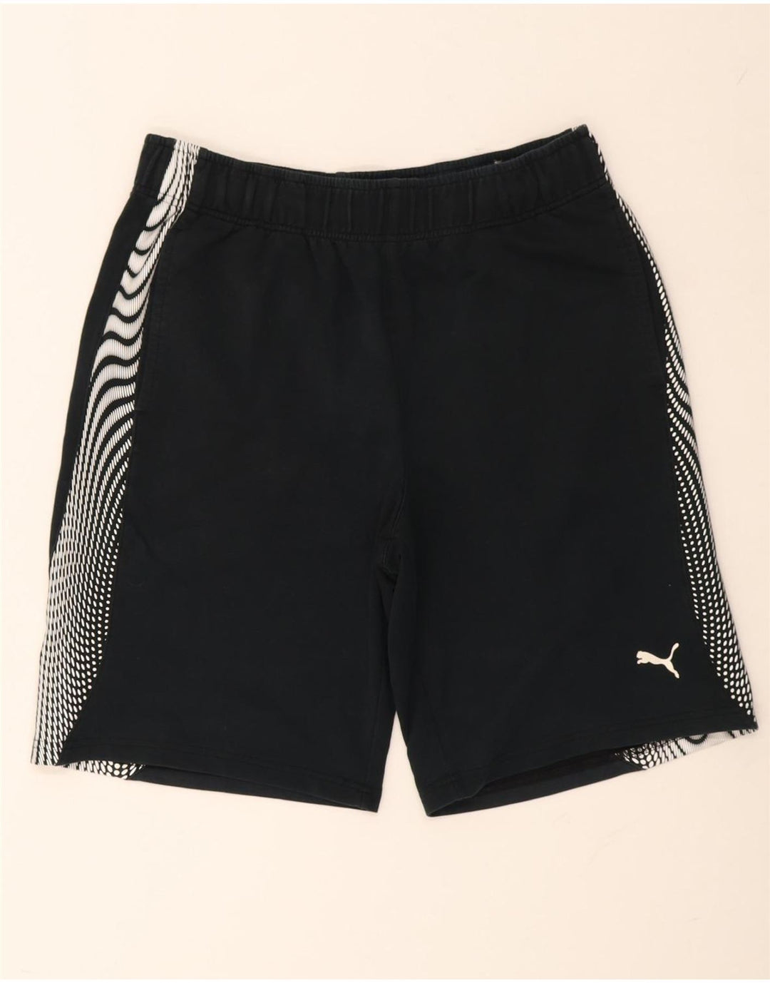 Męskie spodenki sportowe Puma, duże, czarne, geometryczne