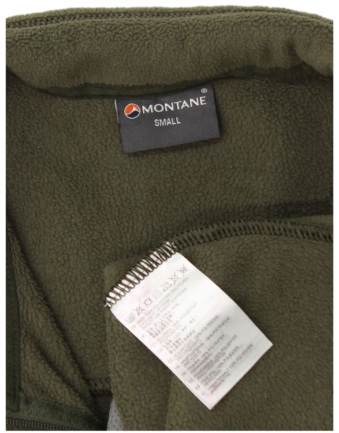 Męska kurtka polarowa Montane UK 36, mała, khaki, poliester