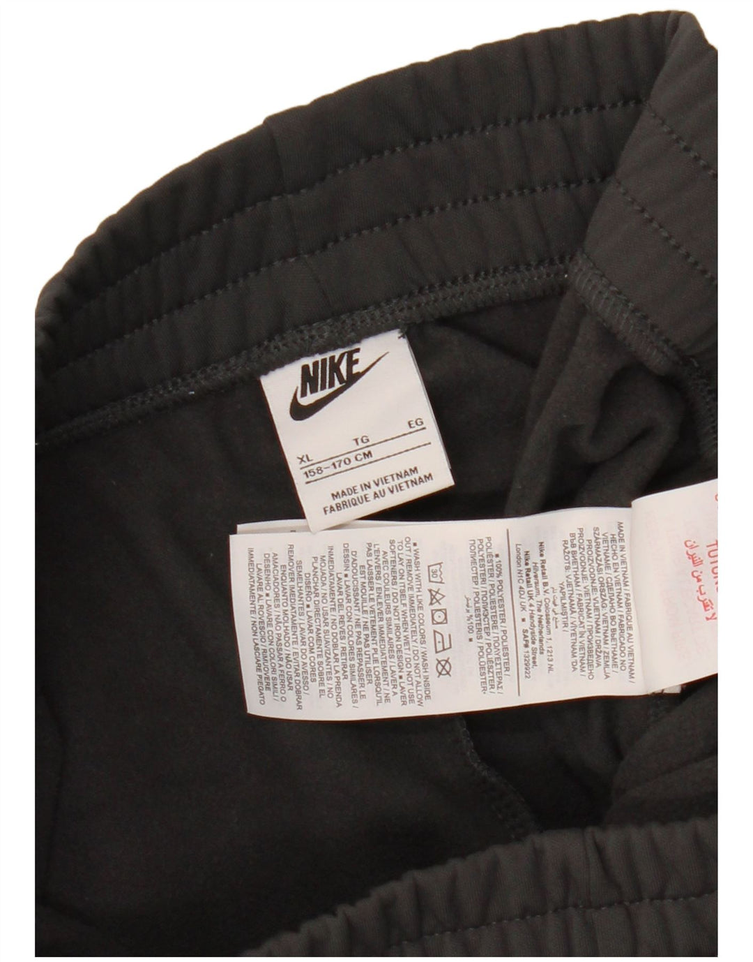 Chłopięce spodnie dresowe Nike, 13-14 lat, XL, szary, poliester